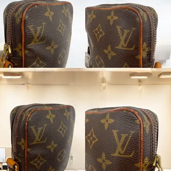 AUTH Louis Vuitton Mini DANUBE Monogram + COA Crossbody Shoulder Bag RARE SIZE! - Picture 7 of 17